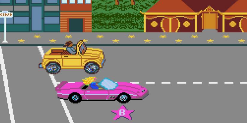 Driving in Barbie Super Model