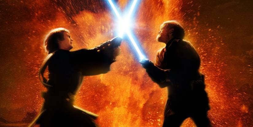 Anakin Skywalker Vs Obi-Wan Star Wars Revenge Of The Sith