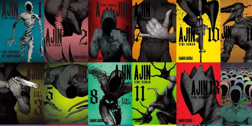 Ajin manga covers