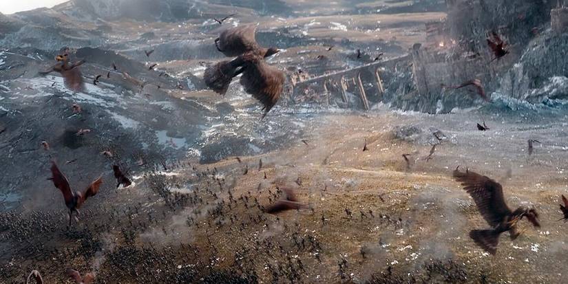 the giant eagles in the battle of the five armies