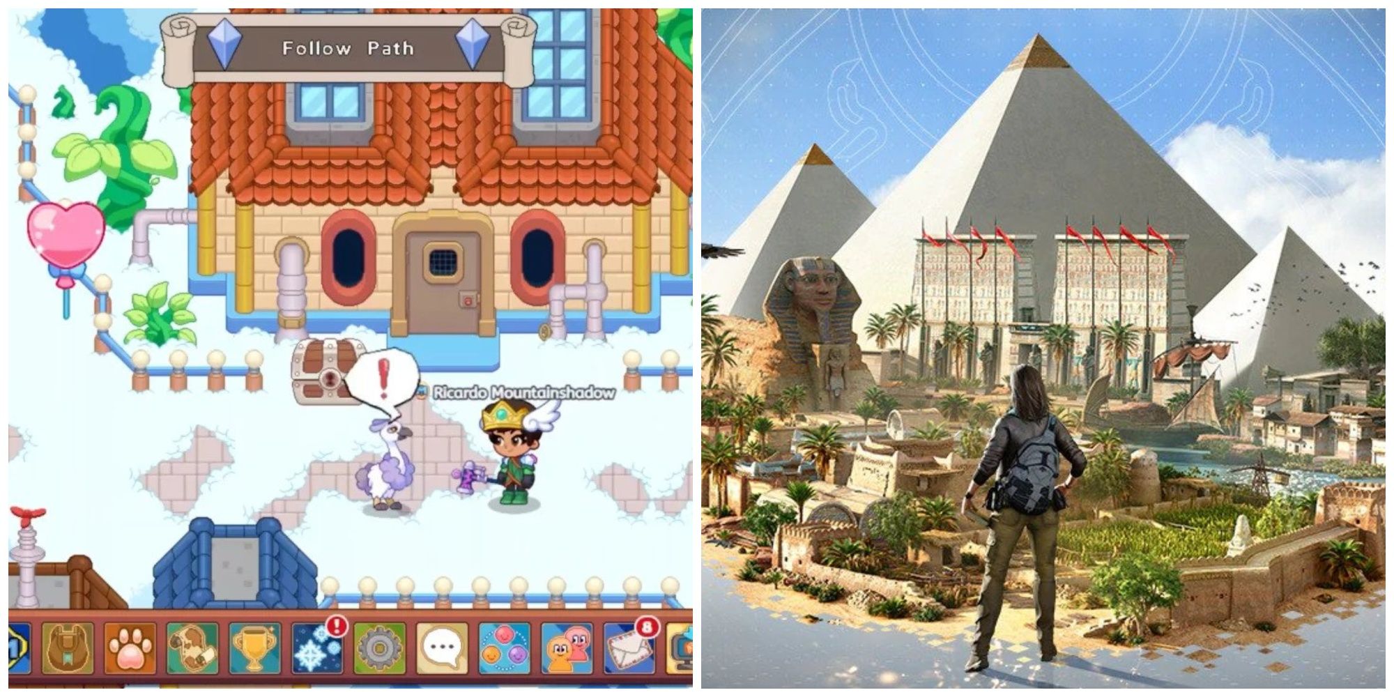 (Left) Prodigy (Right) Discovery Tour: Ancient Egypt