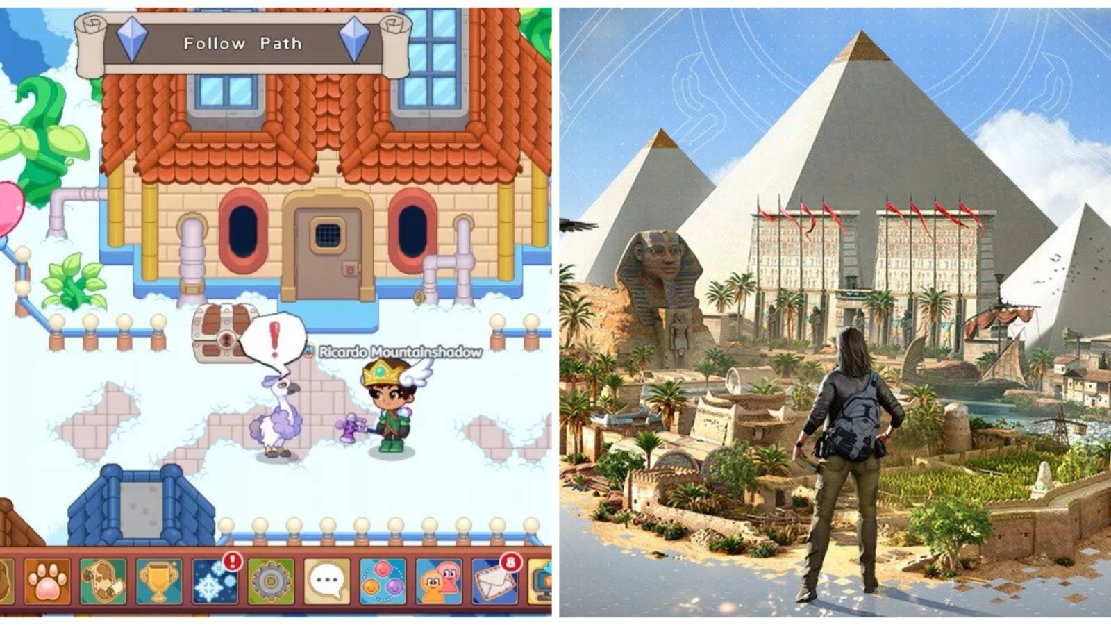 (Left) Prodigy (Right) Discovery Tour: Ancient Egypt