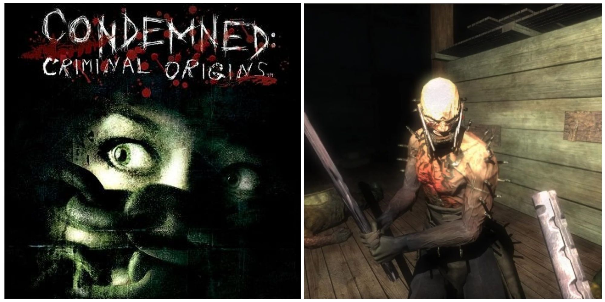 Enemy attacking in Condemned: Criminal Origins