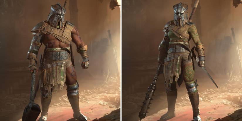 The Etched armot set in Diablo 4