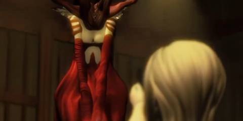 aya and eve from parasite eve facing off