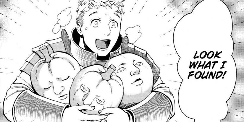 Example Of Hilarious Panel In Delicious In Dungeon Manga