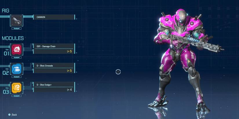 Exoprimal complete deadeye rigs and modules