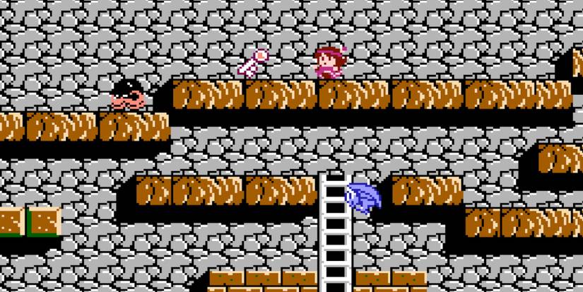 Exploring a dungeon in Legacy Of The Wizard