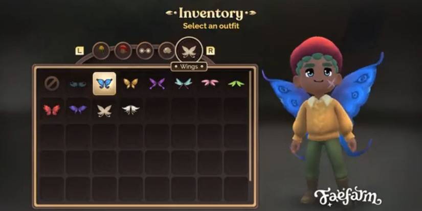 fae farm fairy wings