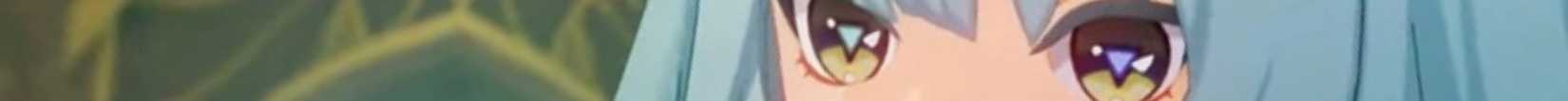 a narrow image banner of faruzan's eyes - genshin impact