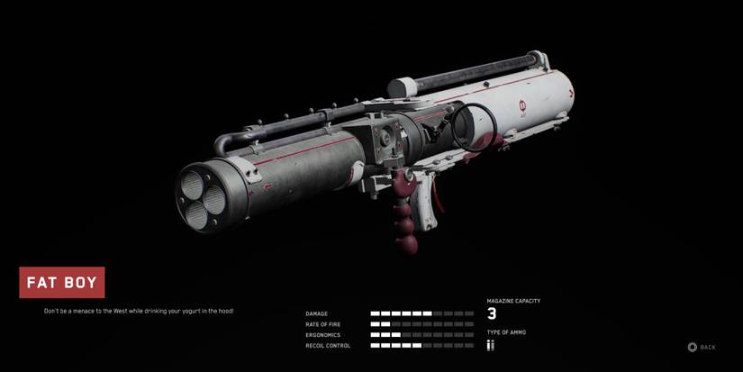 The Fat Boy rocket launcher in Atomic Heart