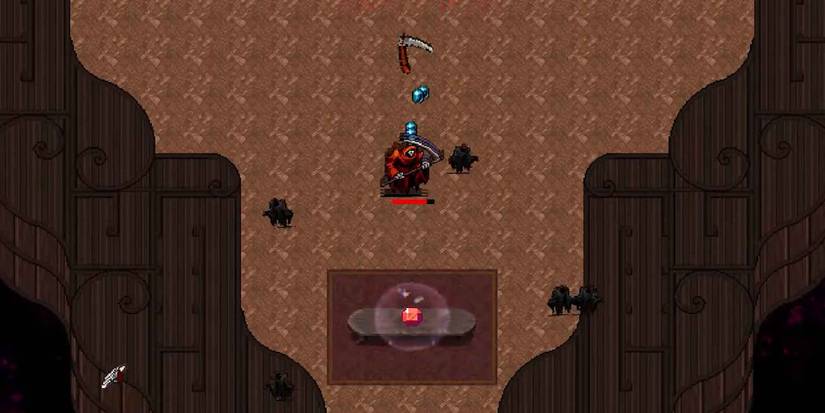 Red Death in Astral Stair in Vampire Survivors