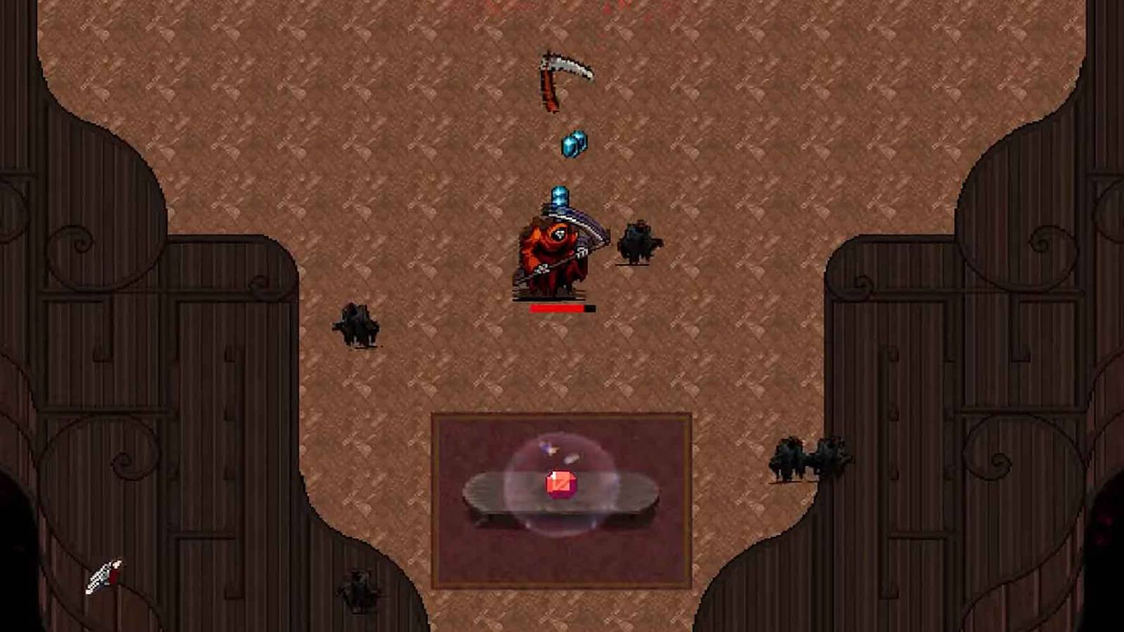 Red Death in Astral Stair in Vampire Survivors