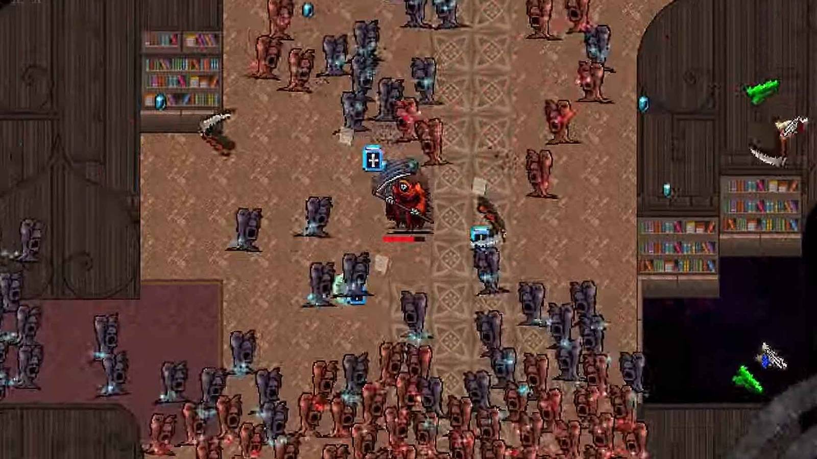 Red Death in the Astral Stair stage in Vampire Survivors