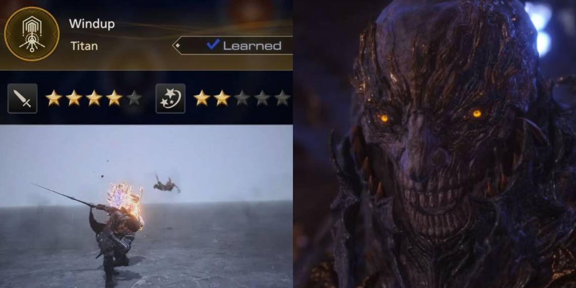 "Final Fantasy 16: Cómo usar el Titan's Windup y Upheaval"