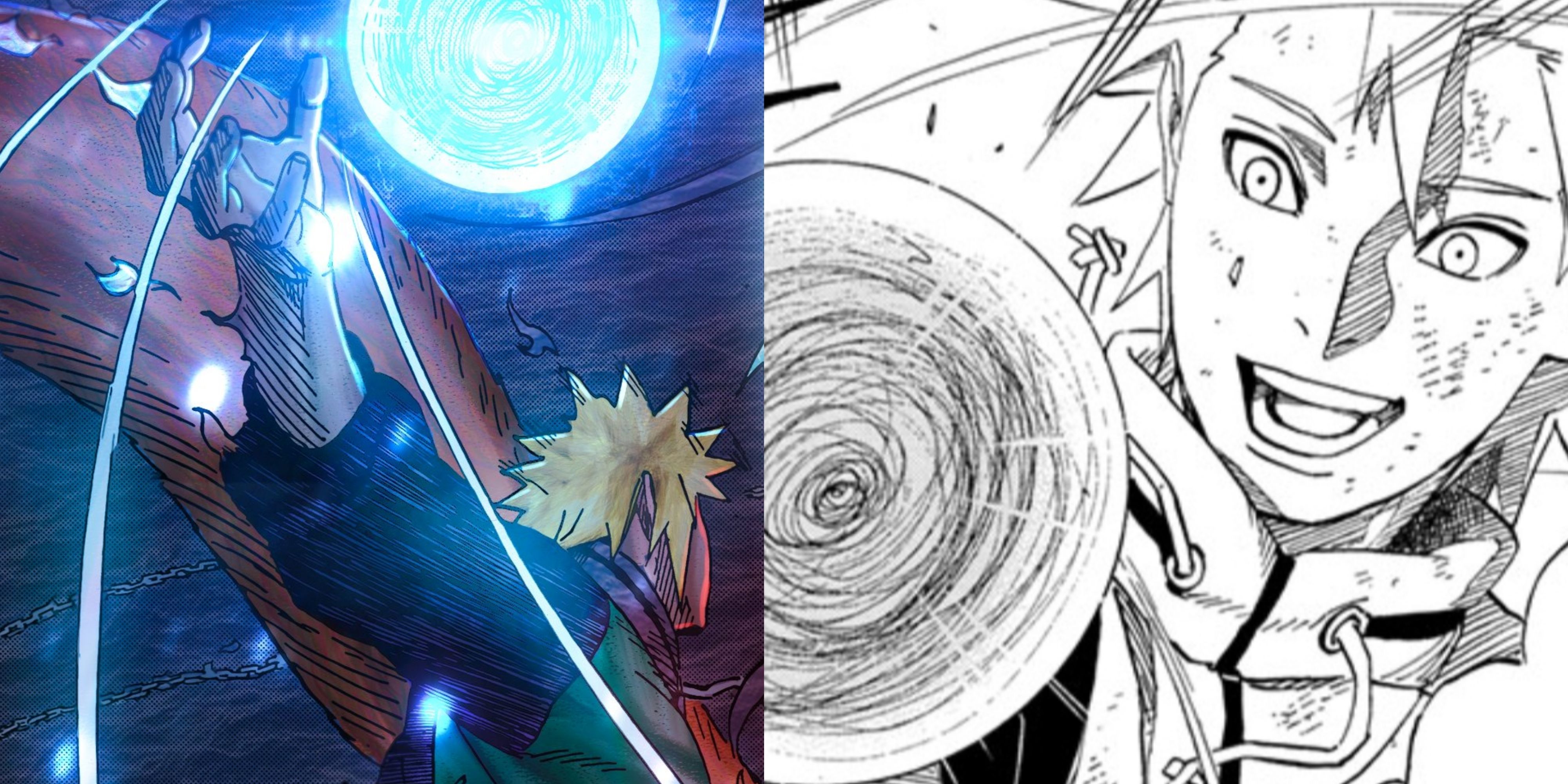 O rasengan foi desenvolvido por Minato com o intuito de lidar com as B