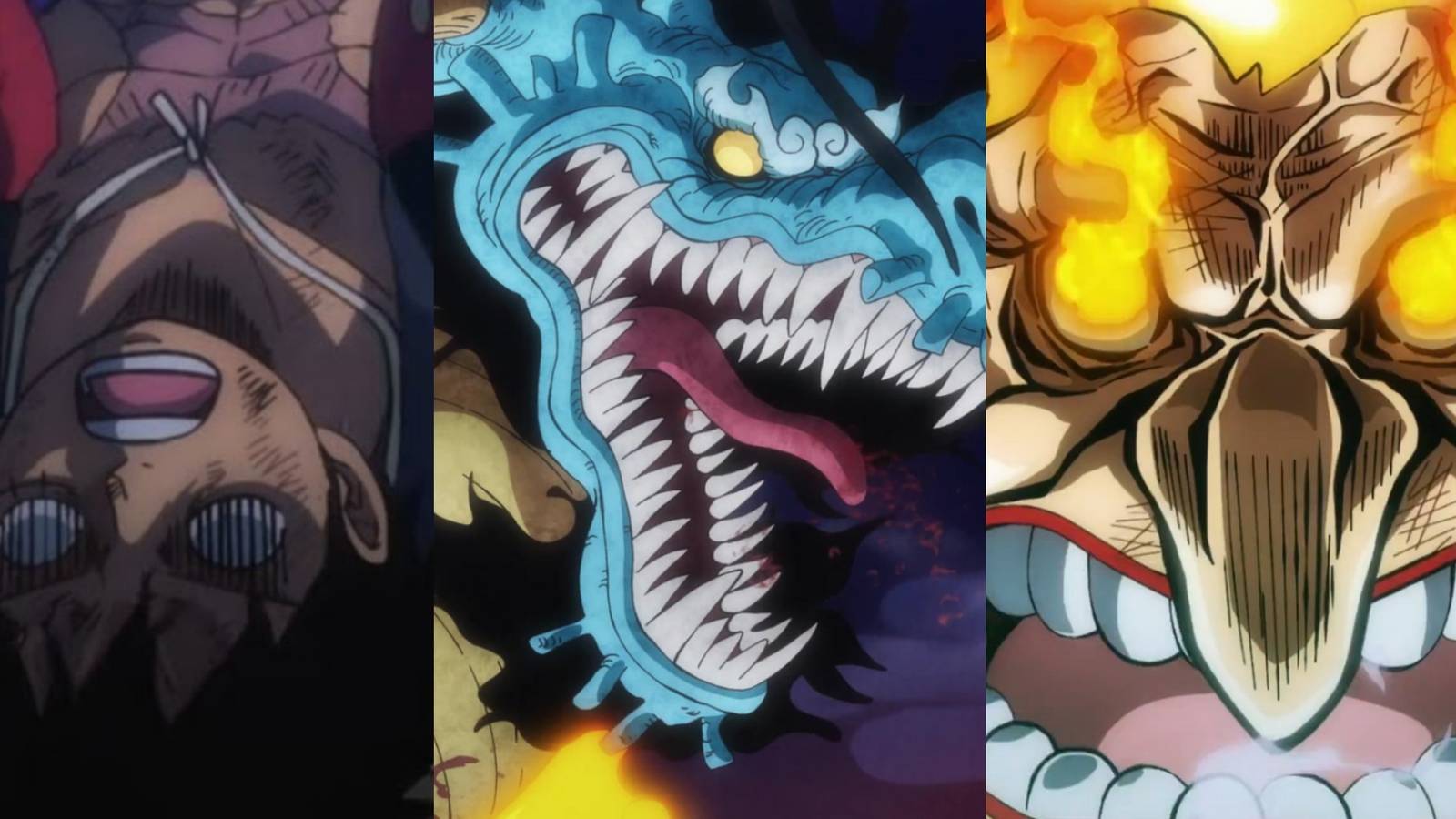 featured one piece every yonko's defeat Kaido big mom luffy