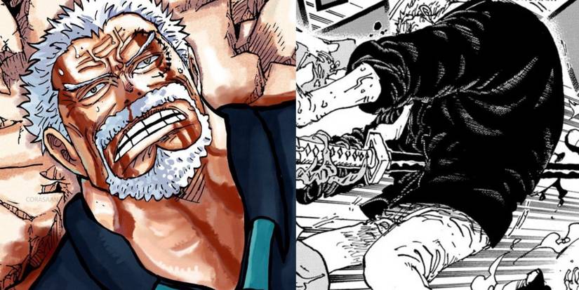 Featured One Piece Legendary Character 1087 Death Garp Stabbed