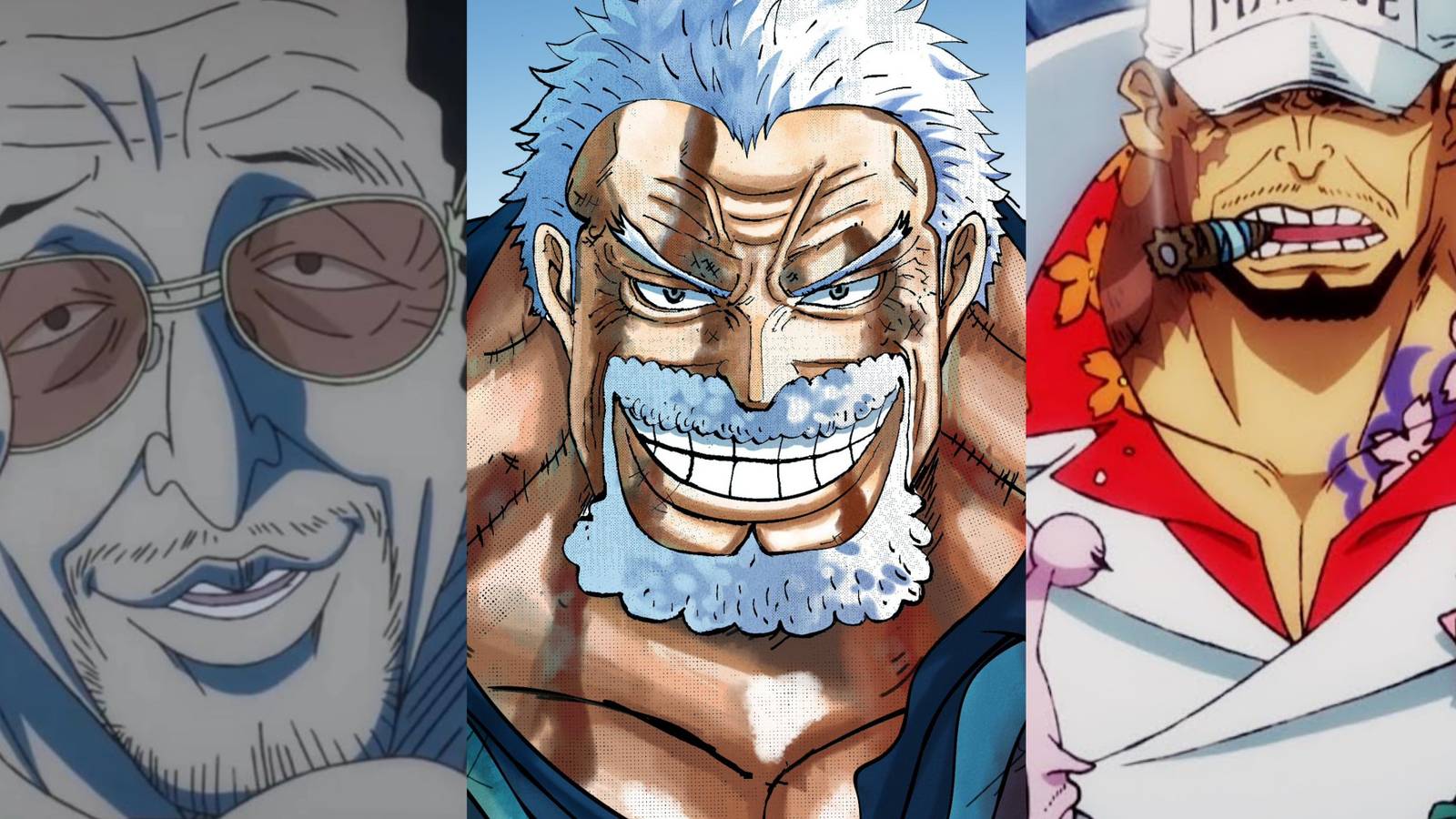Featured One Piece Marines With Highest Bounties Akainu Garp Kizaru