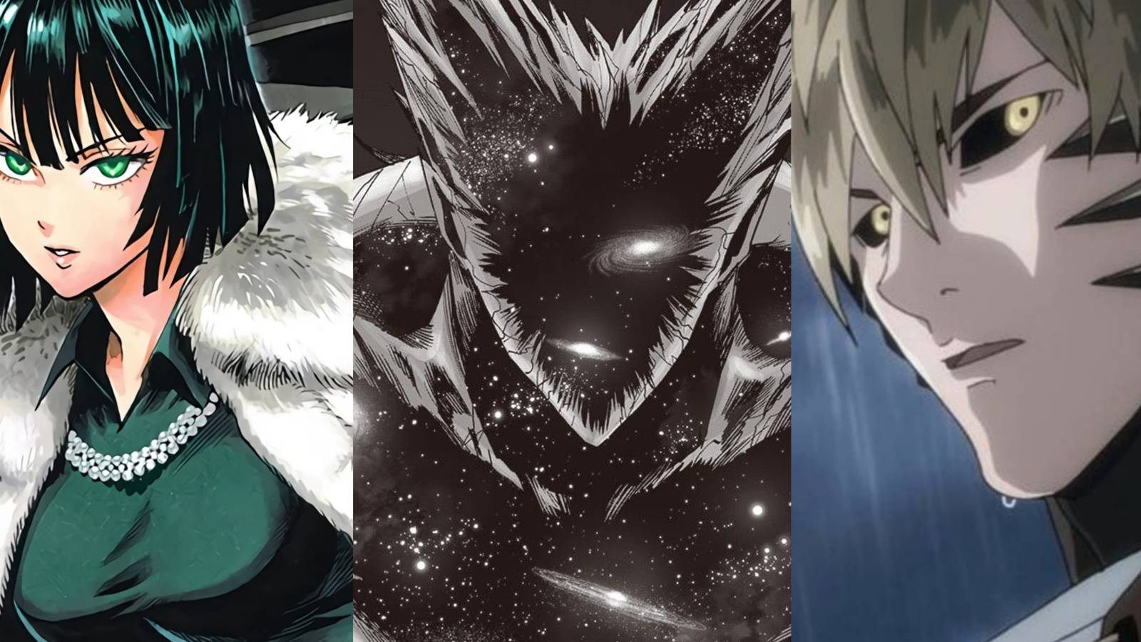 Featured One Punch Man Characters Need New Power Ups Garou Genos Fubuki