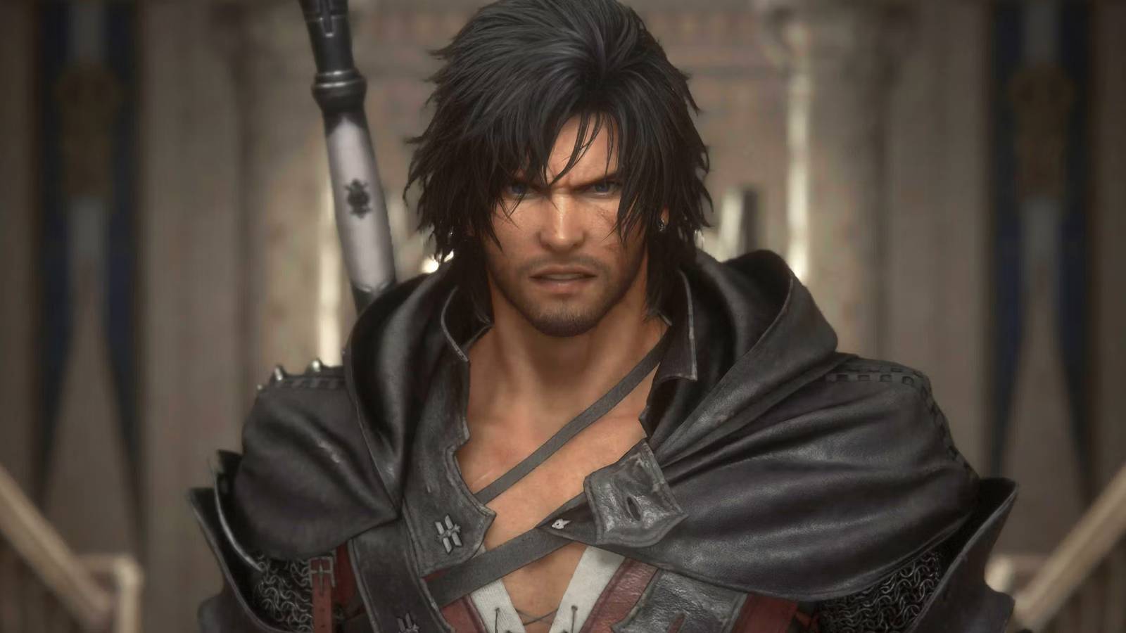 Clive looking angry in Final Fantasy 16