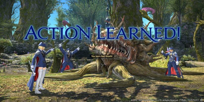 Blue Mage action learned in Final Fantasy XIV.