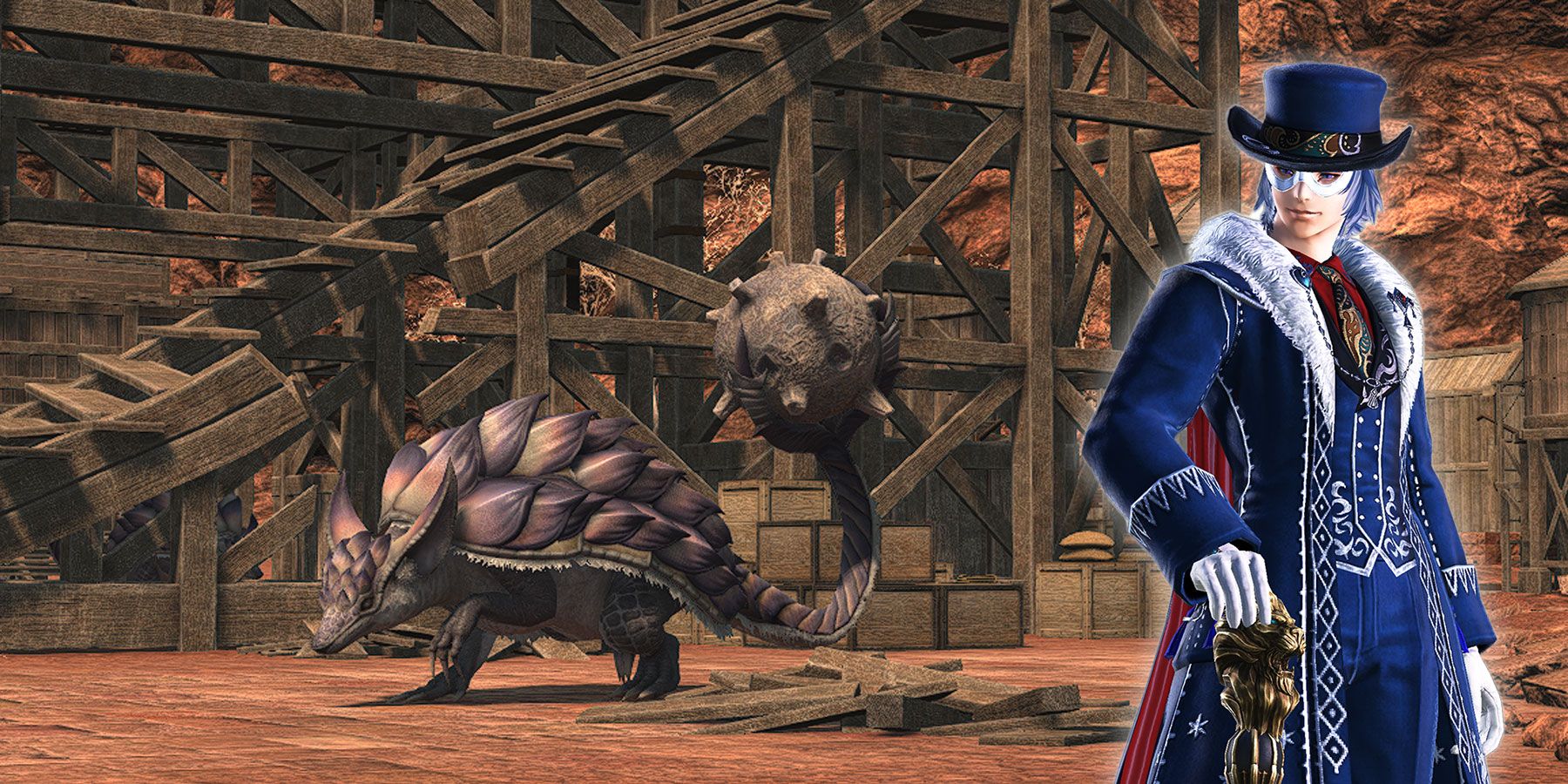 Final Fantasy 14 Long-Tailed Armadillo for Blue Mage Spell.