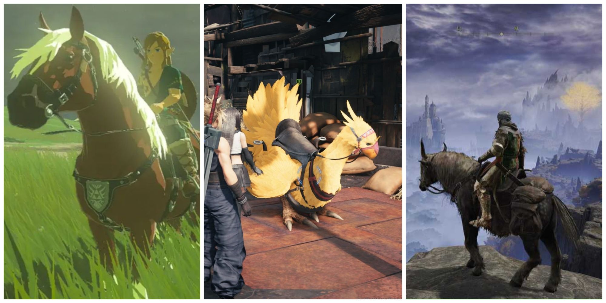 Epona, a Chocobo, and Torrent