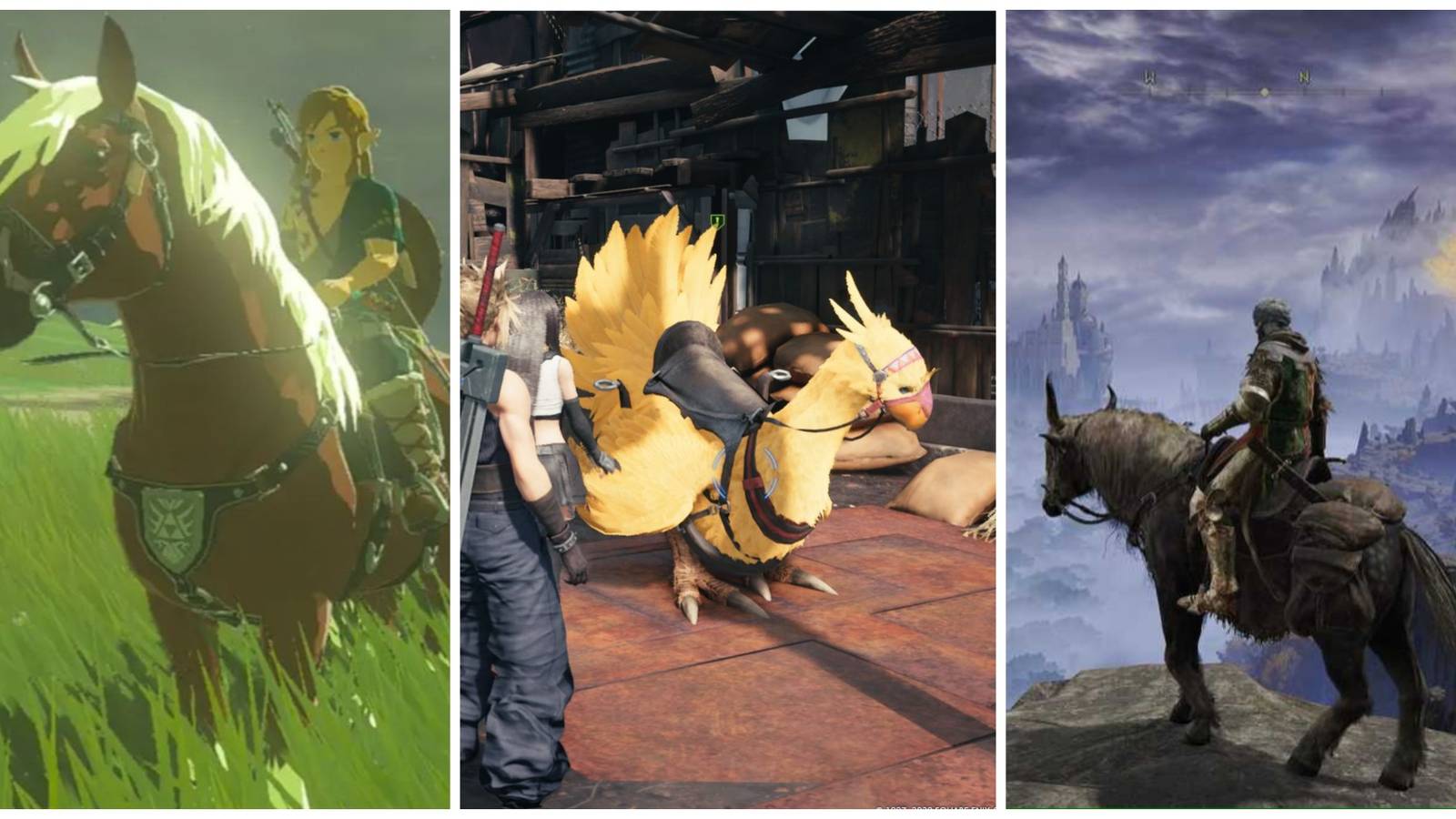 Epona, a Chocobo, and Torrent