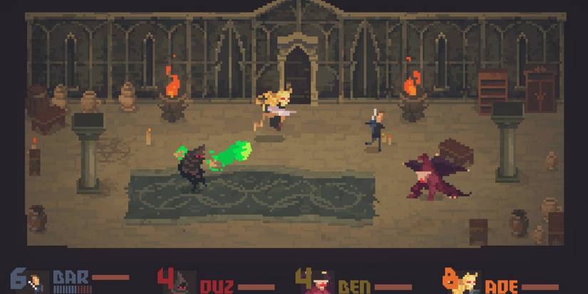 Fighting enemies in Crawl