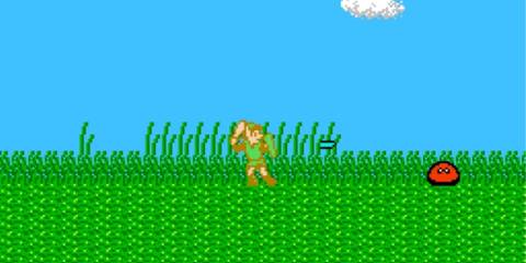 Fighting enemies in Zelda 2 The Adventure Of Link
