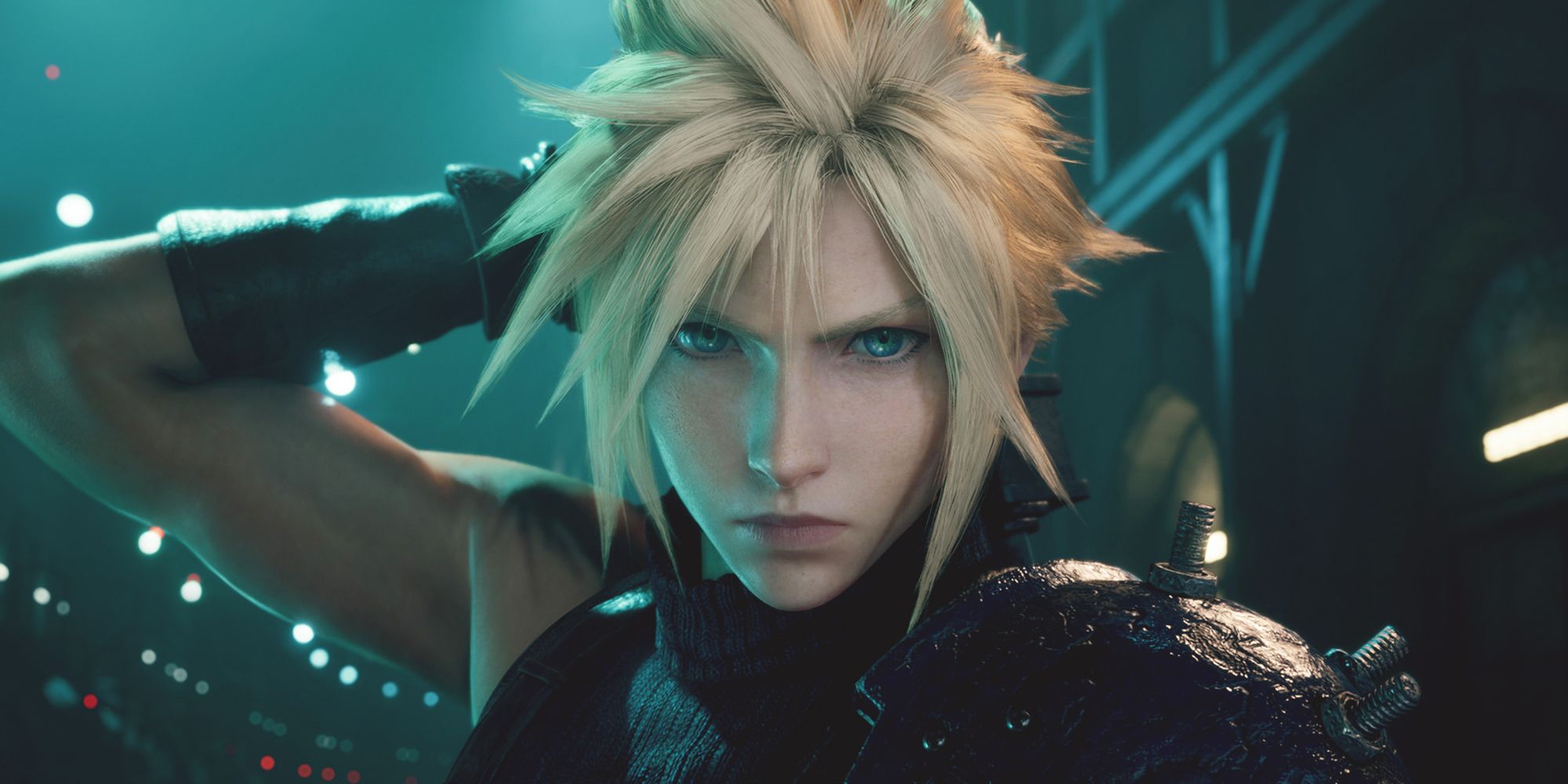 Final Fantasy 7 Remake Intergrade Cloud close-up promo