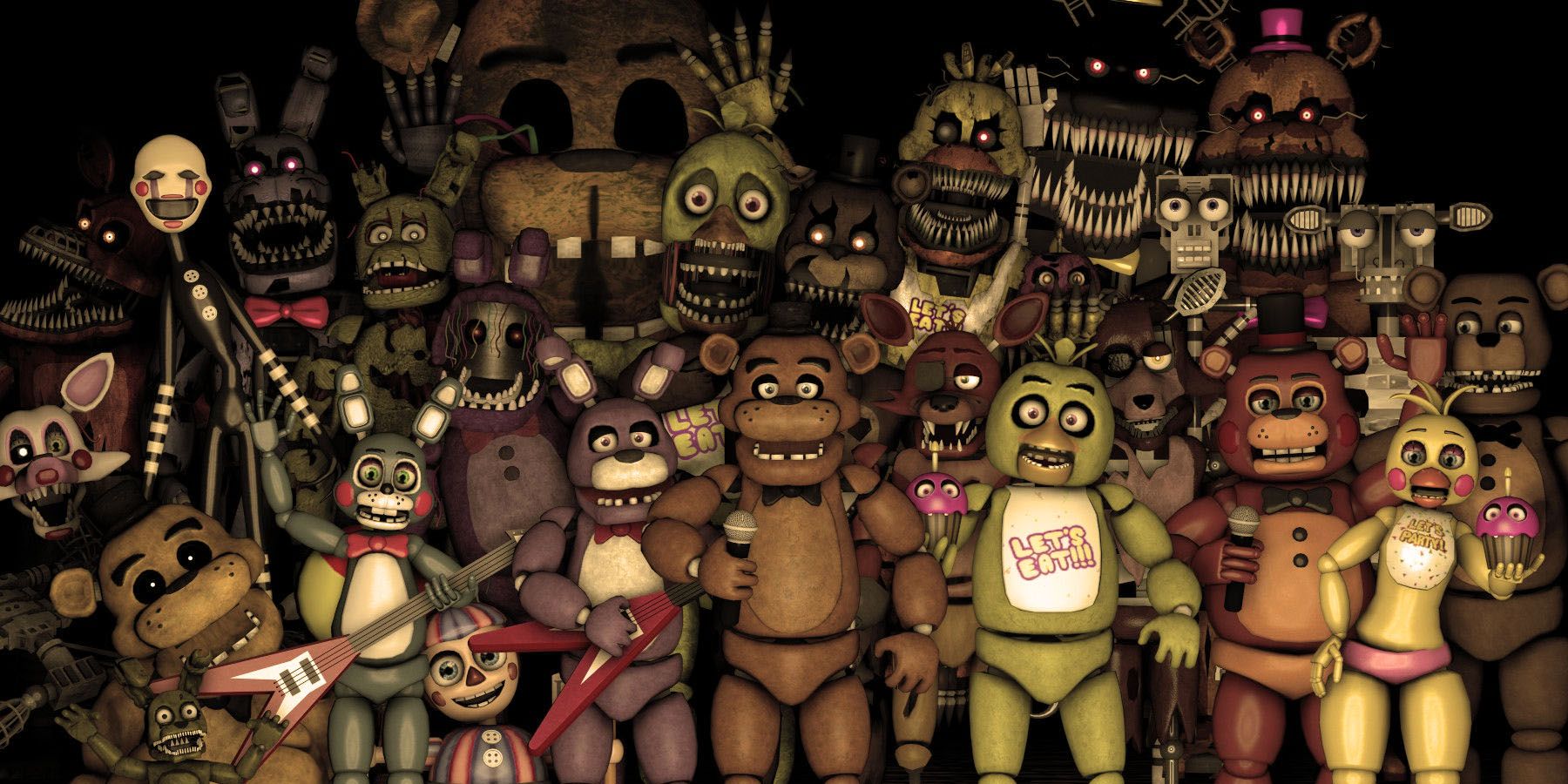 Animatronics timeline FNAF  Five nights at freddy's, Five night, Freddy