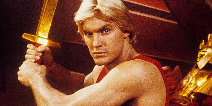 Flash Gordon with a sword