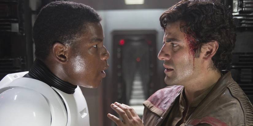 Finn and Poe Star Wars The Force Awakens