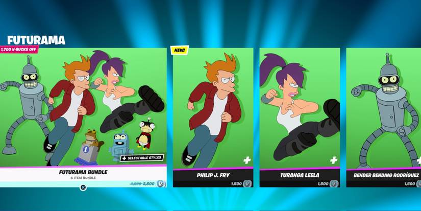 futurama skins bundle