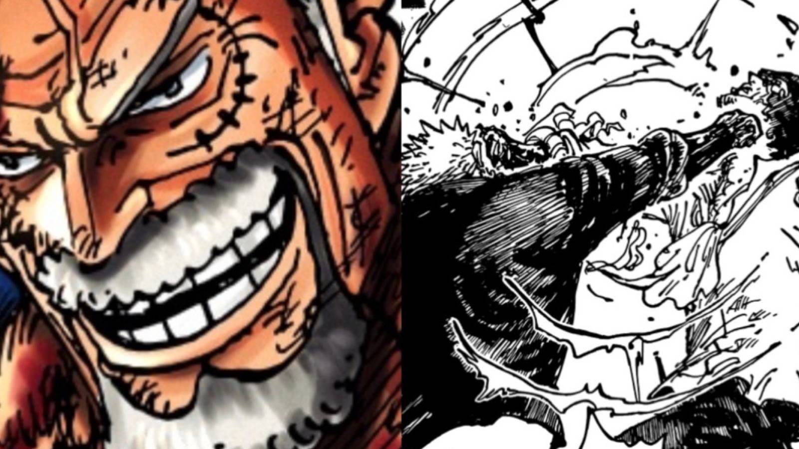 Garp vs kuzan aokiji one piece 1087
