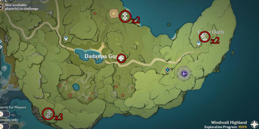 genshin imapct dandelion seeds location in cape oath