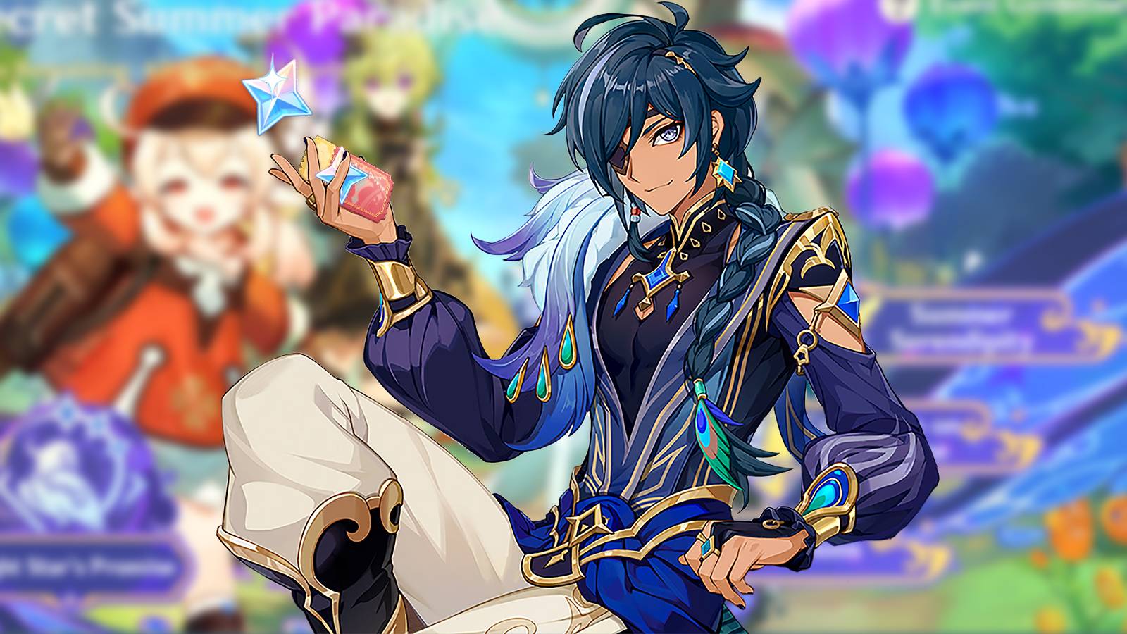 genshin impact how to get joyeux vouchers and kaeya outfit