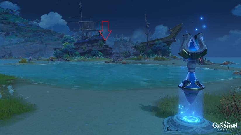 the location to find quest npc inaba kyuuzou in genshin impact