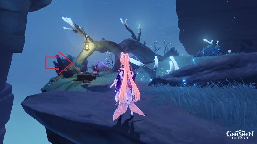 location of kabayam's lantern in evernight temple (genshin impact)