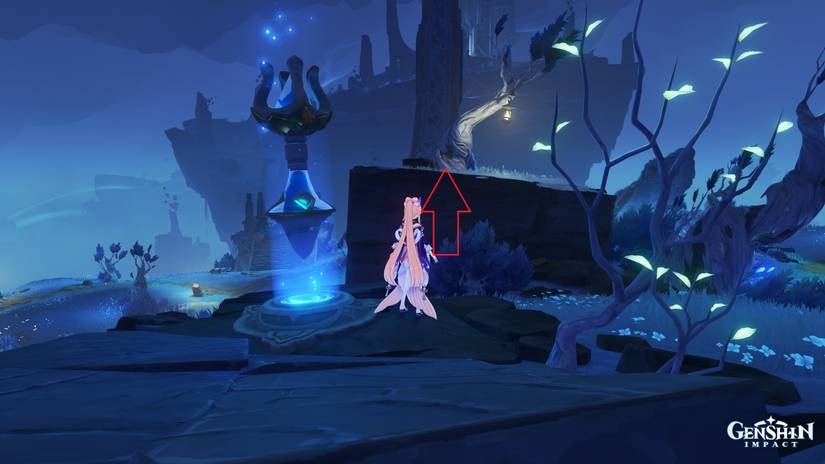 location of kabayam's lantern in the serpent's heart (genshin impact)