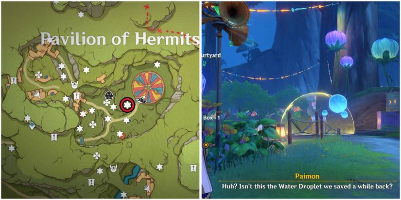 genshin impact luxurious chest location in pavilion of hermits