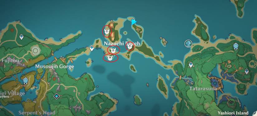 genshin impact enemy camp locations for oh the humanity achievement