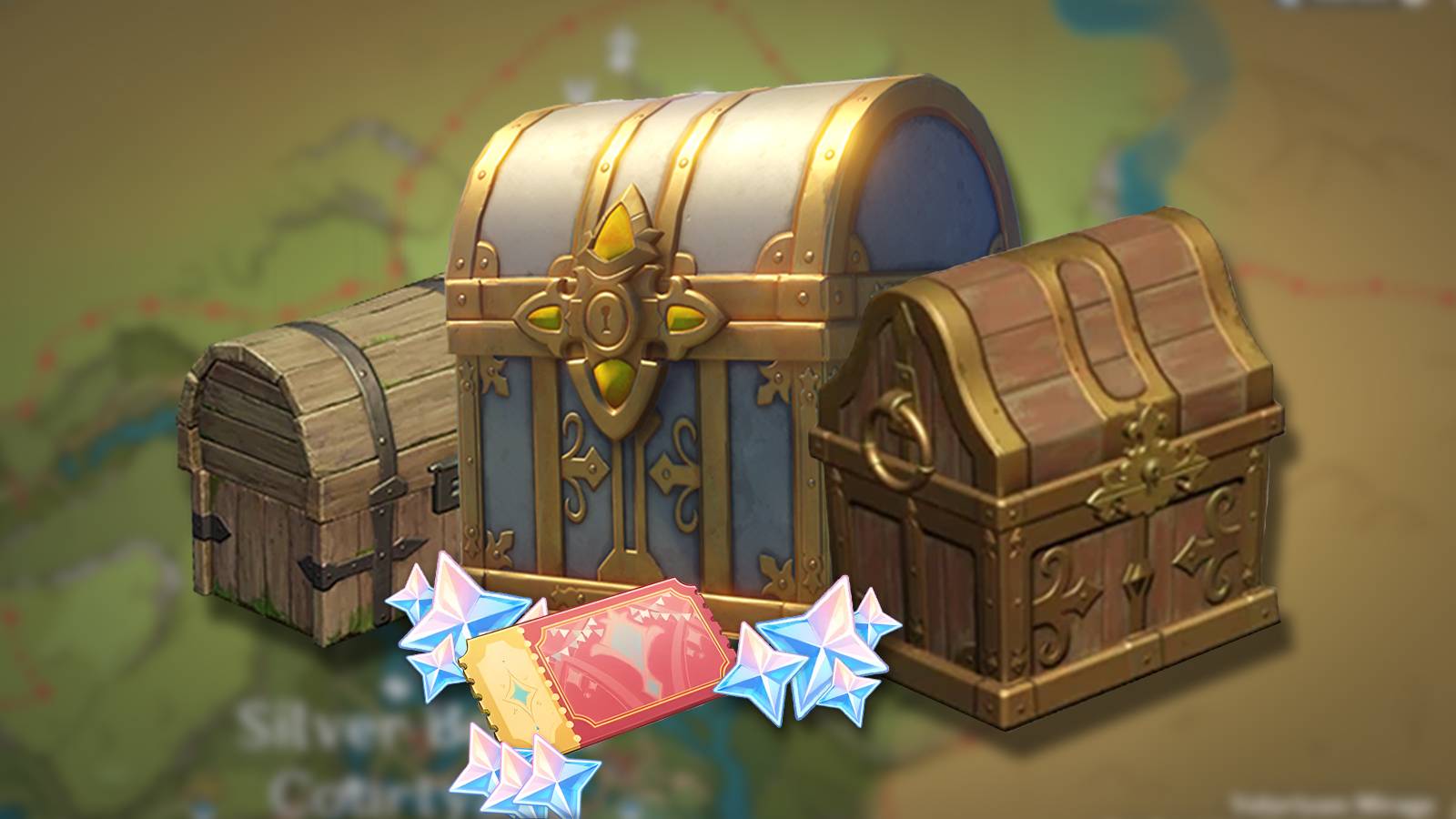 genshin impact pavilion of hermits joyeux vouchers and chests location