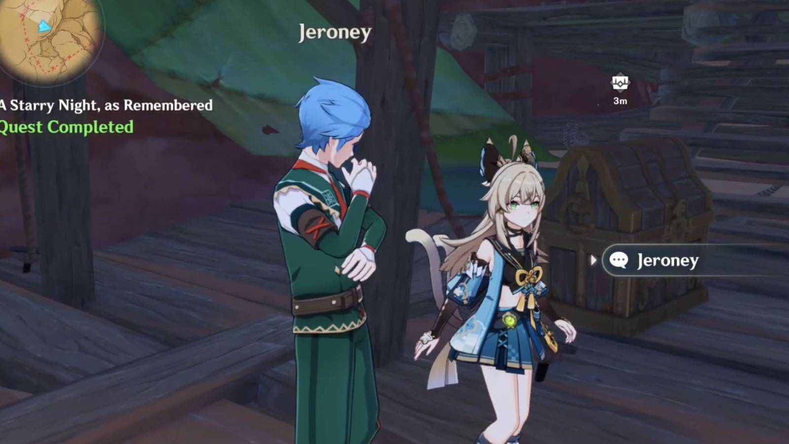 Genshin Impact_ A Starry Night, as Remembered Hidden World Quest Guide