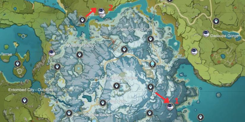 Genshin Impact_ Abyss Mage Locations in Dragonspine Mountains