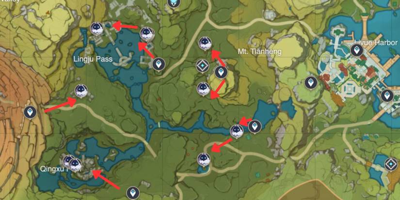 Genshin Impact_ Abyss Mage Locations in South Liyue