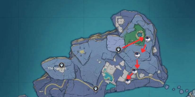 Genshin Impact_ Abyss Mage Locations in The Narrows