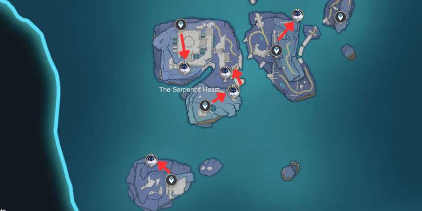Genshin Impact_ Abyss Mage Locations in The Serpent's Heart